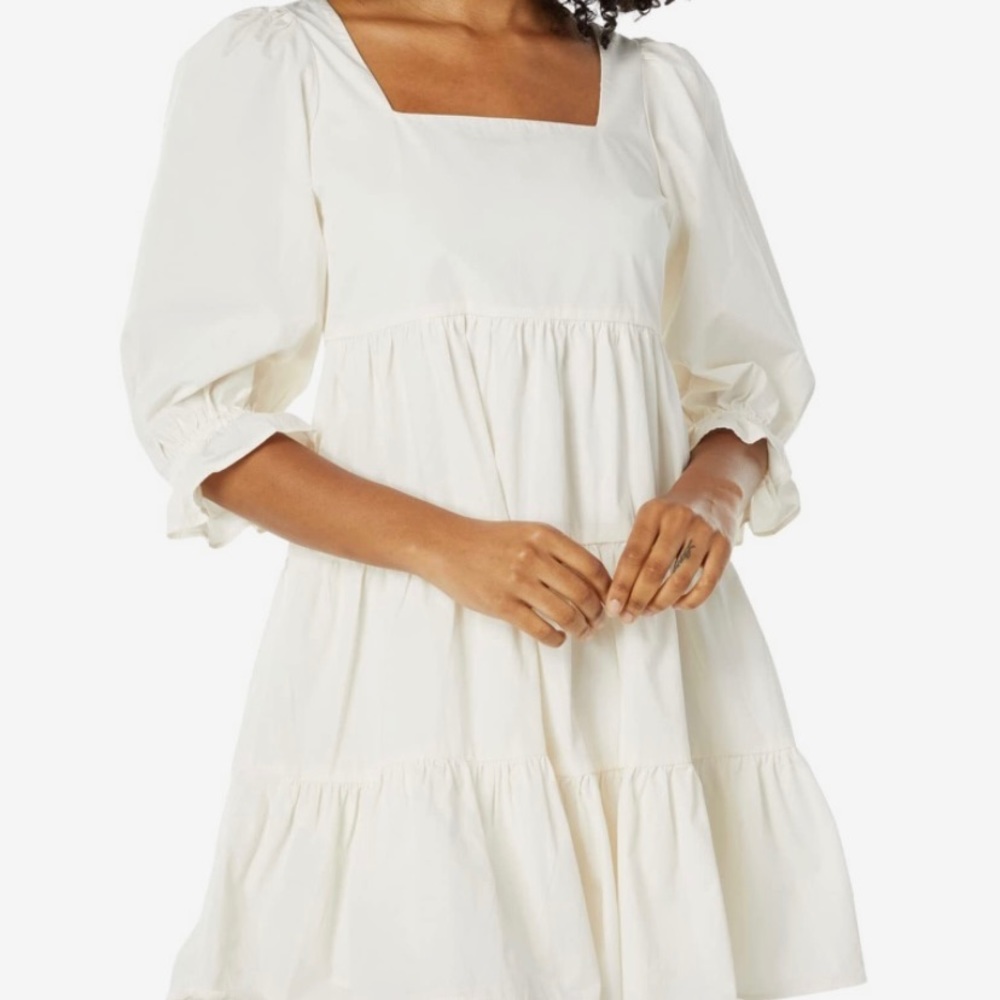 Madewell square neck dress